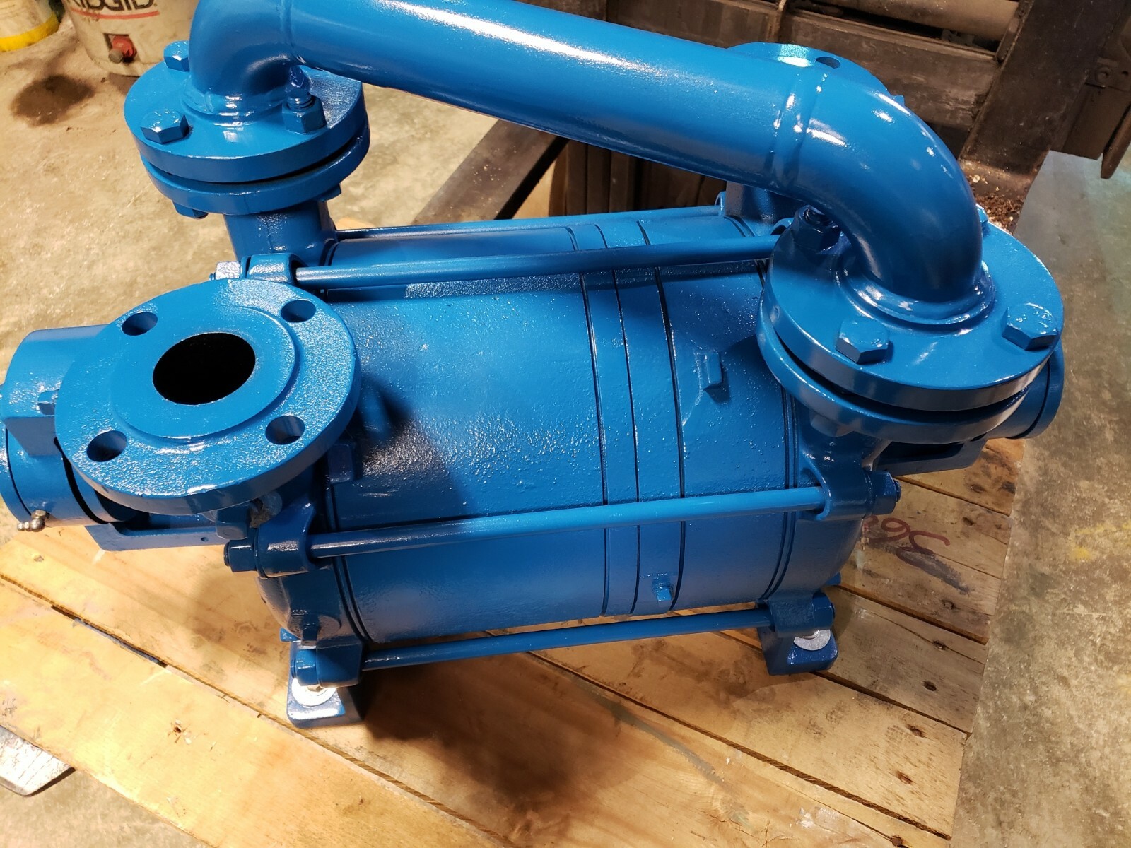 260 CFM, Sihi #LPH-55316, Liquid Ring Vacuum Pump, Carbon Steel, 29" HgV (3 available)