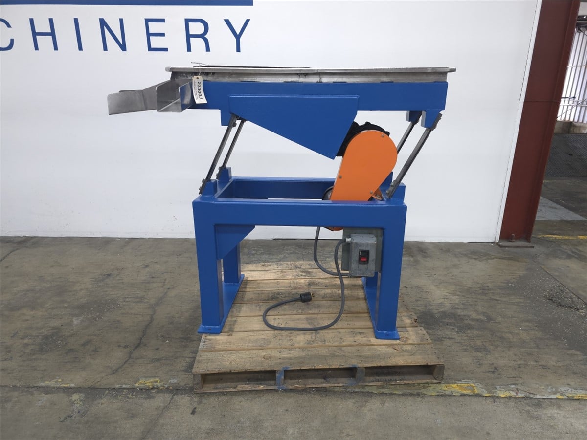 16" x 55" MGB Engineering, Stainless Steel classifier, single stage, 16" deck width, 3/16" screen, 1 HP, 230