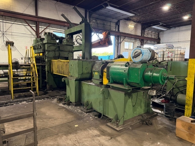 72" x .5" Herr Voss, Cut-To-Length line, 60,000 lb., 20"-34" ID, 82" outside dimension, 160 FPM, LR, 4-Hi