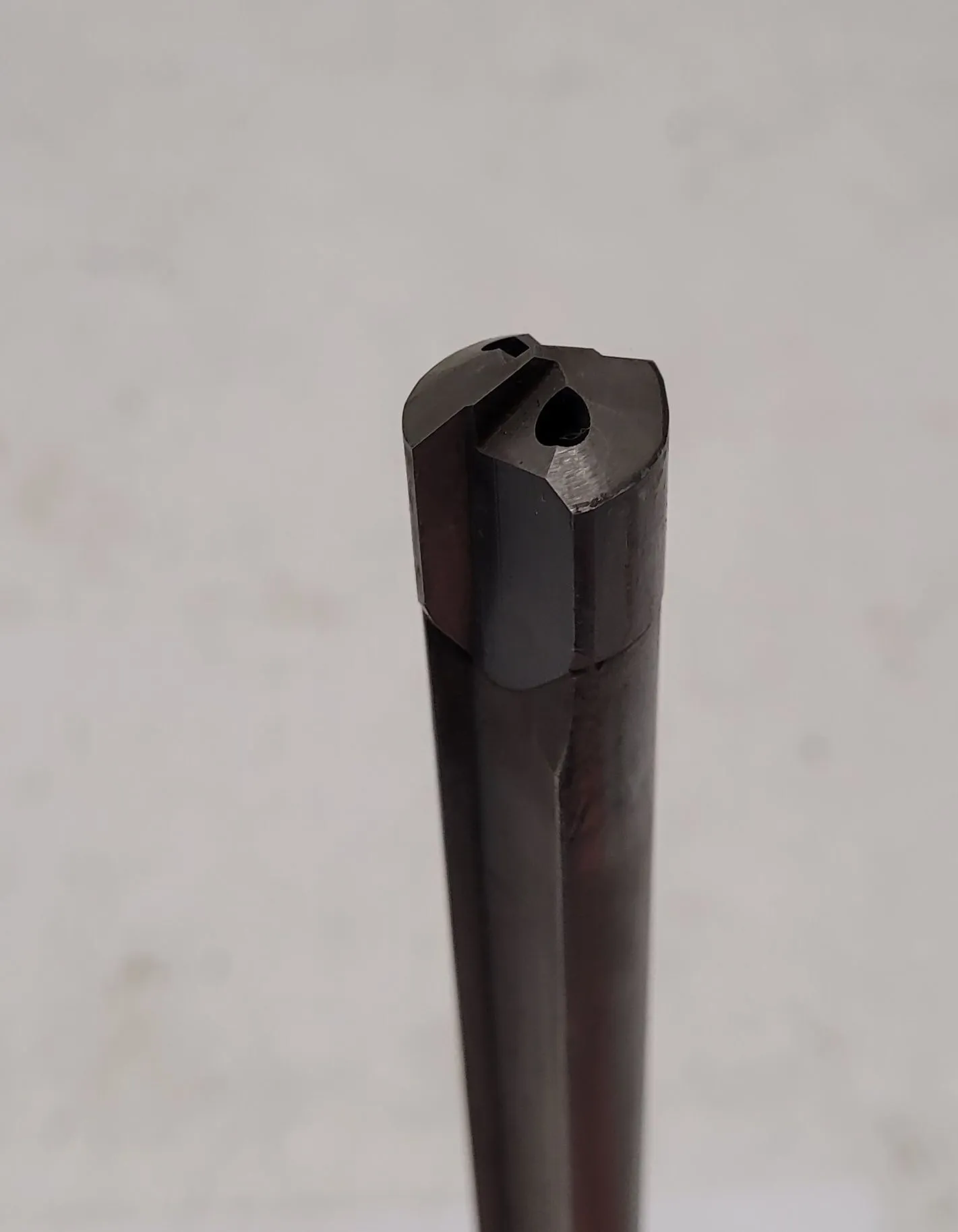 CJT, straight flute drill, .65" head diameter, 15" OAL, 2 straight flutes, 1" shank