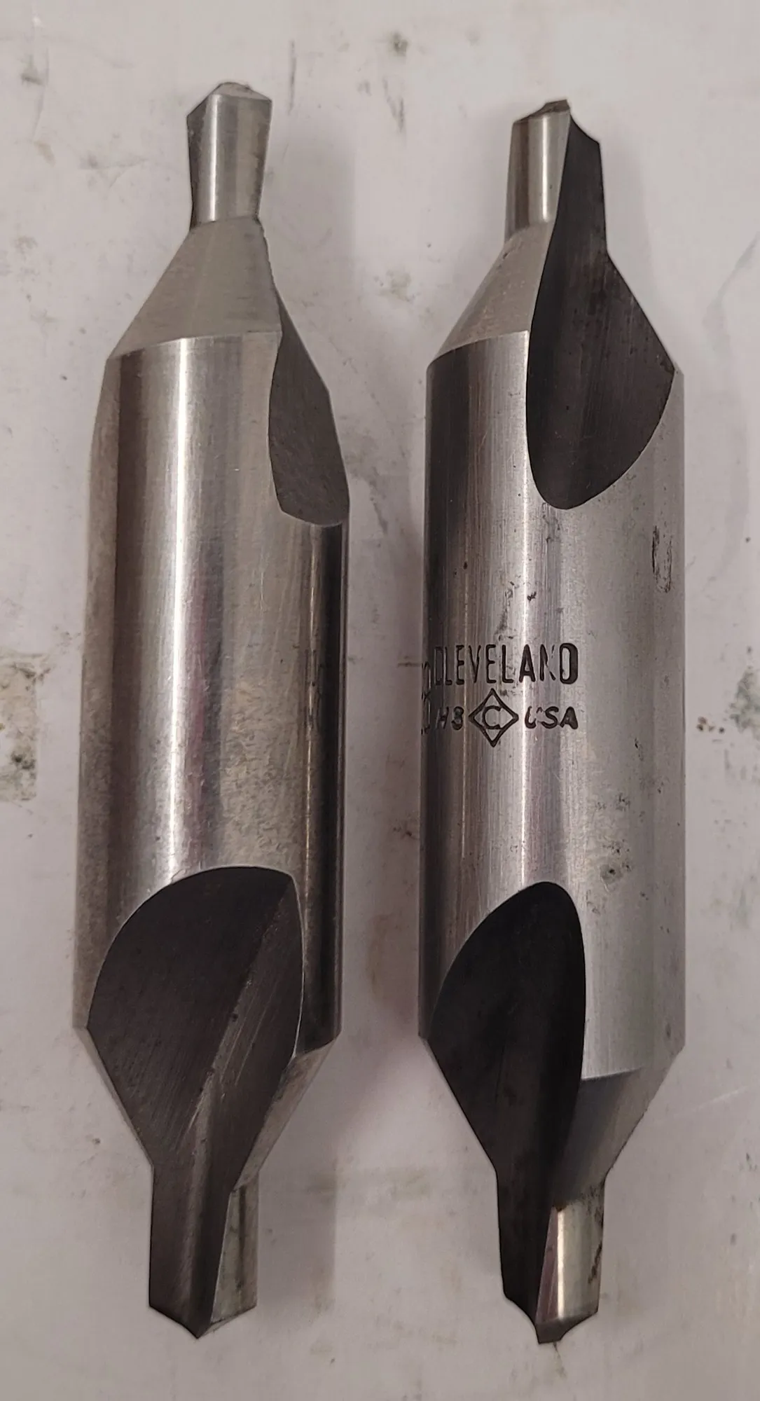 Cleveland, combined drill and countersink set, #8 and #5, HSS, 60&deg; angle
