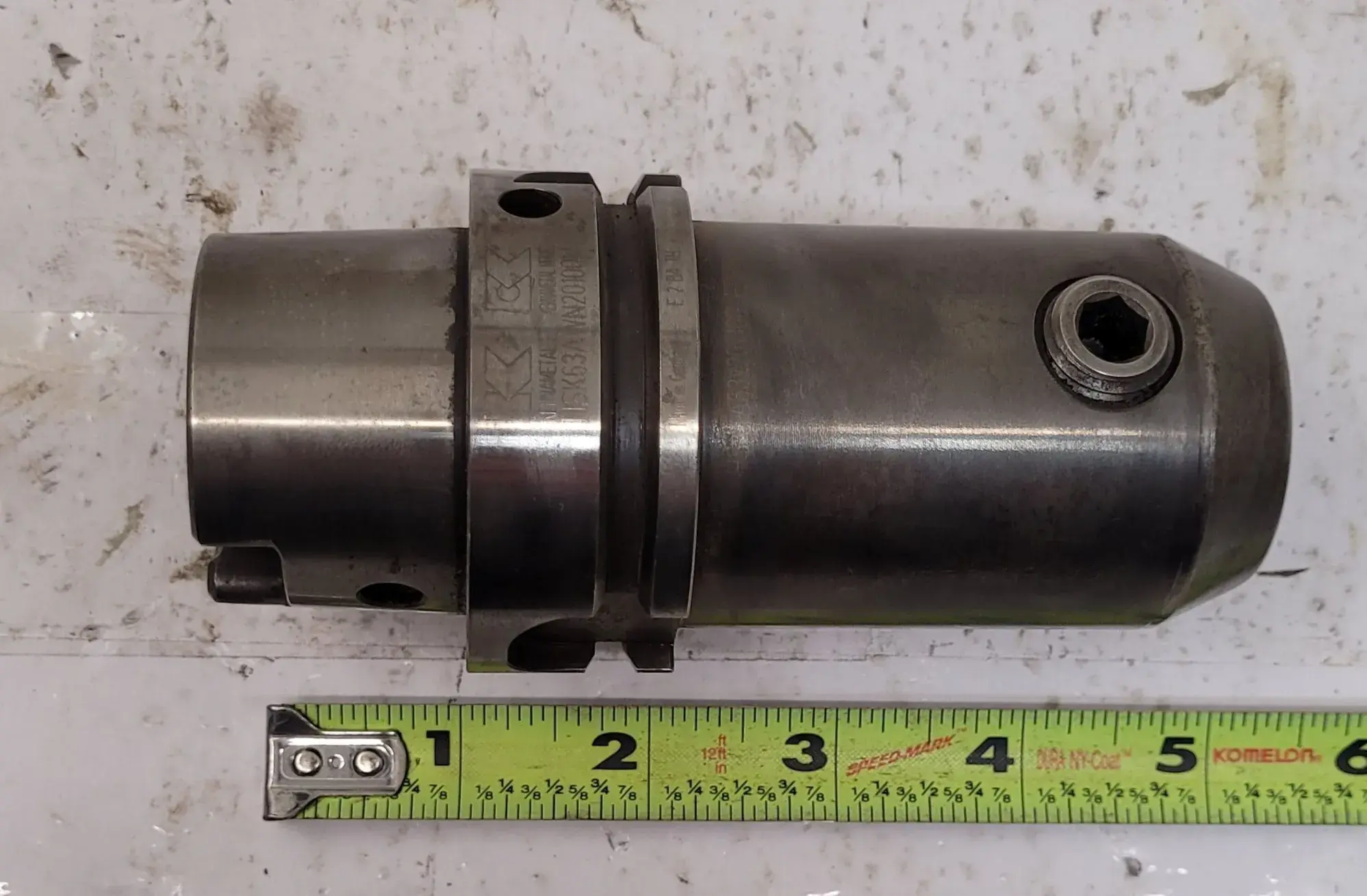 Kennametal #HSK63AWN20100M, HSK63A whistle notch adapters, LOT of 2