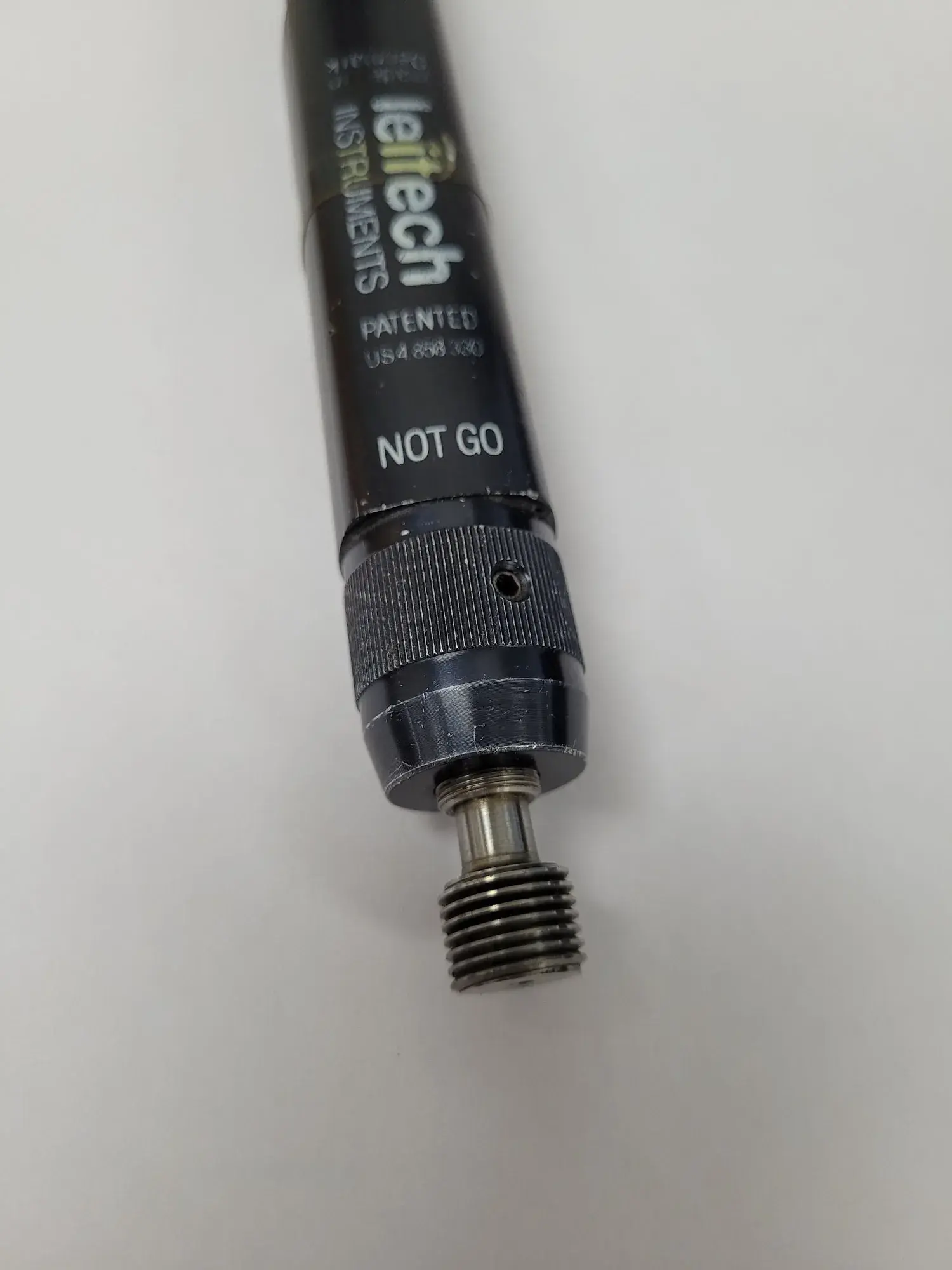 Leitech, thread plug gage, 1/2-13 UNC 2B, Go/No Go, depth