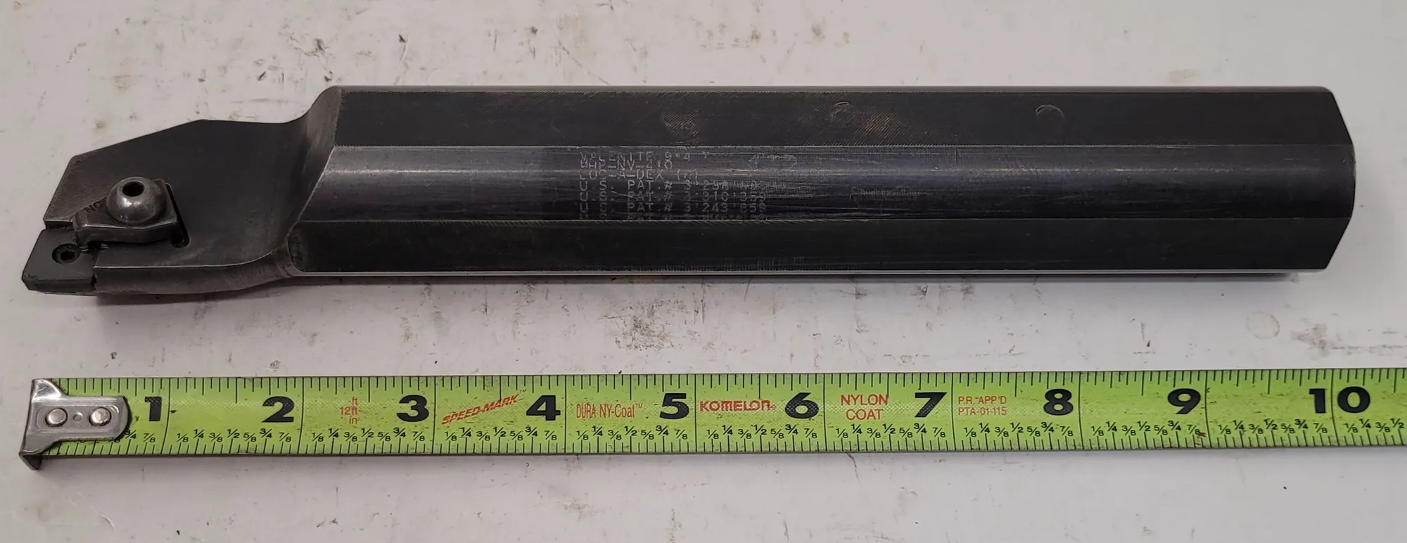 Valenite #BHP-NV-410, indexable insert boring bar, 1.5" shank