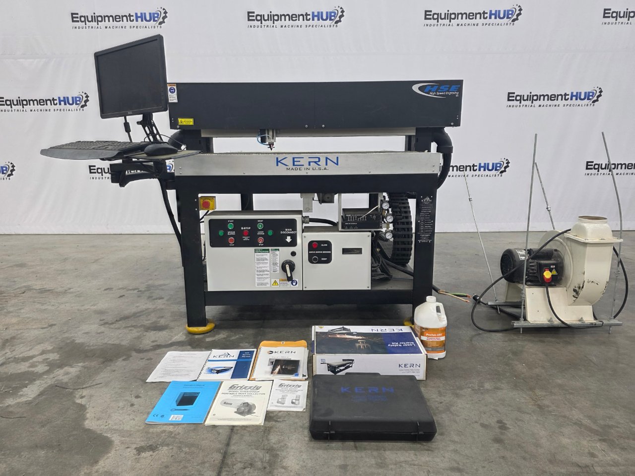 Kern #HSE-KER5250-KT150, Co2 laser cutting & engraving system, 150 watt, 52" x 50", 2015