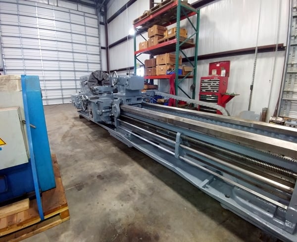 40" x 176" Monarch Dyna Shift 90/25000, 32" swing over cross slide, 4