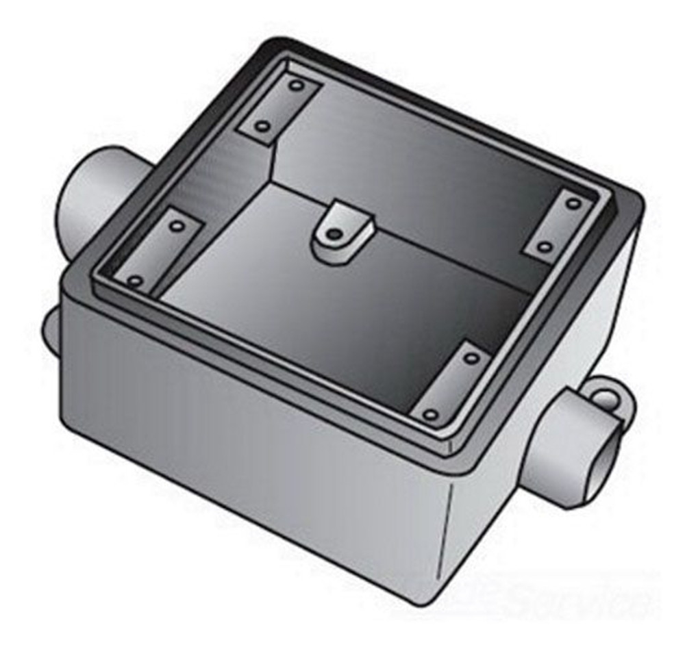 oz-gedney appleton fs-2-75 2-gang mallea, 3/4 Inch Hub [New]