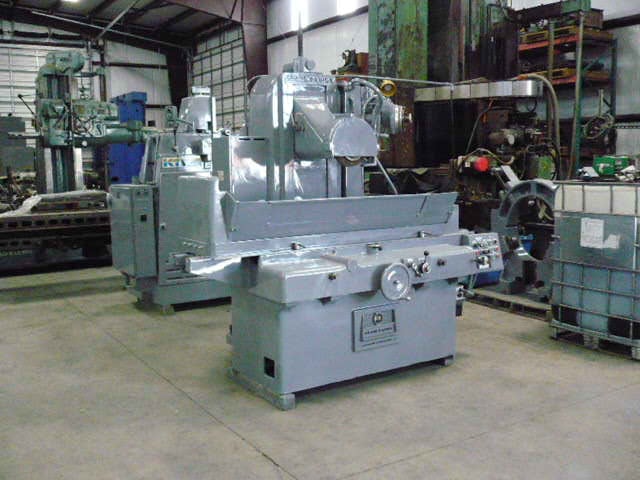 16" x 48" Grand Rapids #670, mag.chuck, 1750-2100 RPM grind wheel, 7.5 HP, s/n 670121