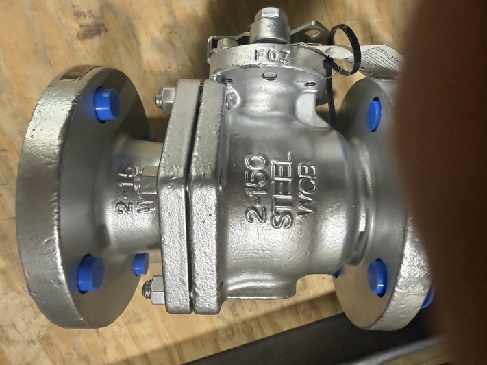 2" Kitz #150SCTDZM-FS-N, ball valve, 150# class, flanged, WCB body, 316 trim, H-PTFE seats, new (4 available)