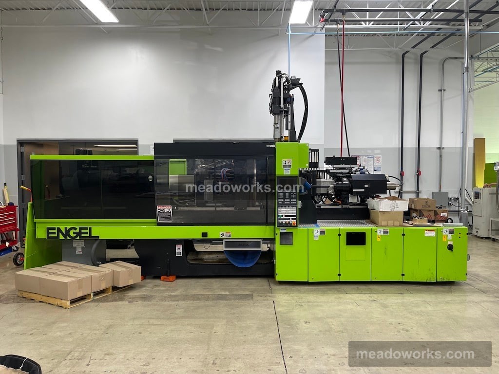 330 Ton, Engel #VC-750H/200V/330-Combi-US, 2-Shot Tie-Barless Injection Molding Machine, 35.43" clamp stroke