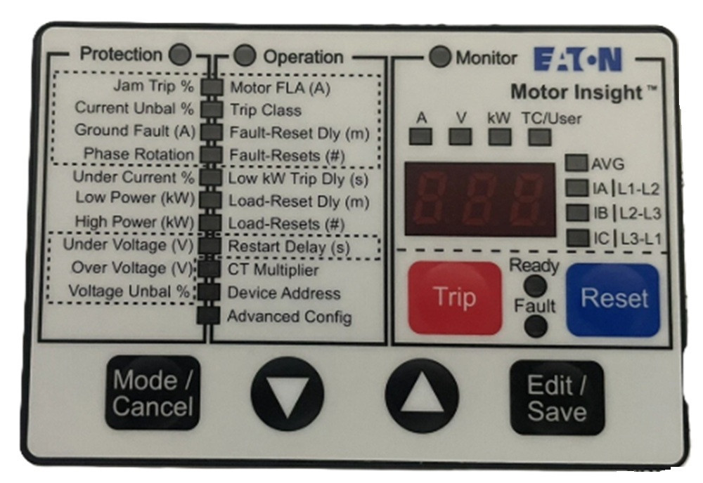 Eaton #C4411, Remoted Mounted Motor Insight Overload Relay, NEW