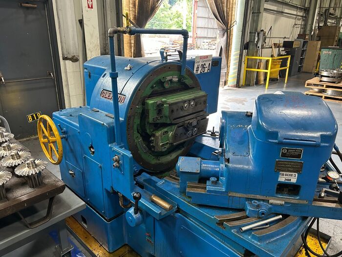 Gleason #14A-Coniflex, Straight Bevel Gear Generator, 24" max. pitch diameter, 12" cone distance, 3.5" face