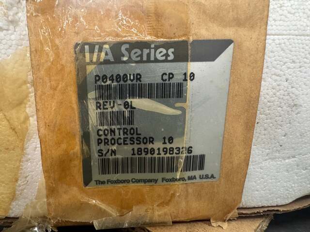 Foxboro #P0400VR, I/A Series CP10 Control Processor Module, Factory Sealed (5 available)