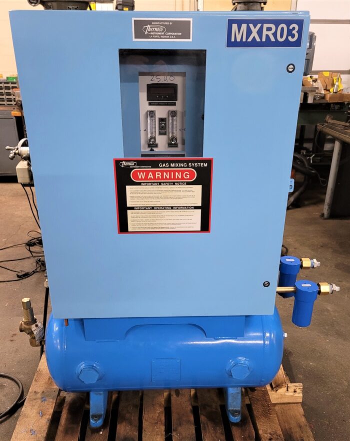 Thermco 8105AHe50A1100, gas mixer, continuous gas analysis of gas