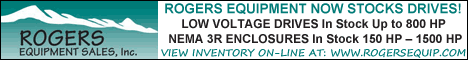 Rogers Equipment specializes in the sale of new, new surplus and used drives & motors