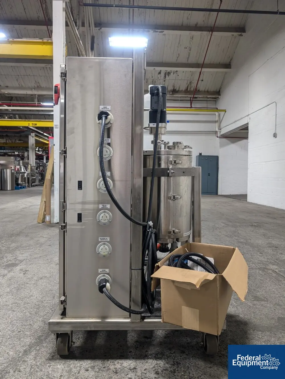 Cummins-Wagner #MA1276, Mobile Heated Tank Mixer System, Stainless Steel, Allen Bradley PanelView Plus touch - Image 3