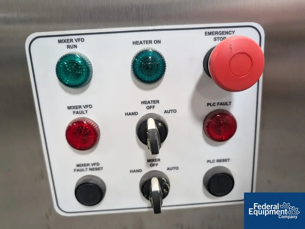 Cummins-Wagner #MA1276, Mobile Heated Tank Mixer System, Stainless Steel, Allen Bradley PanelView Plus touch - Image 8