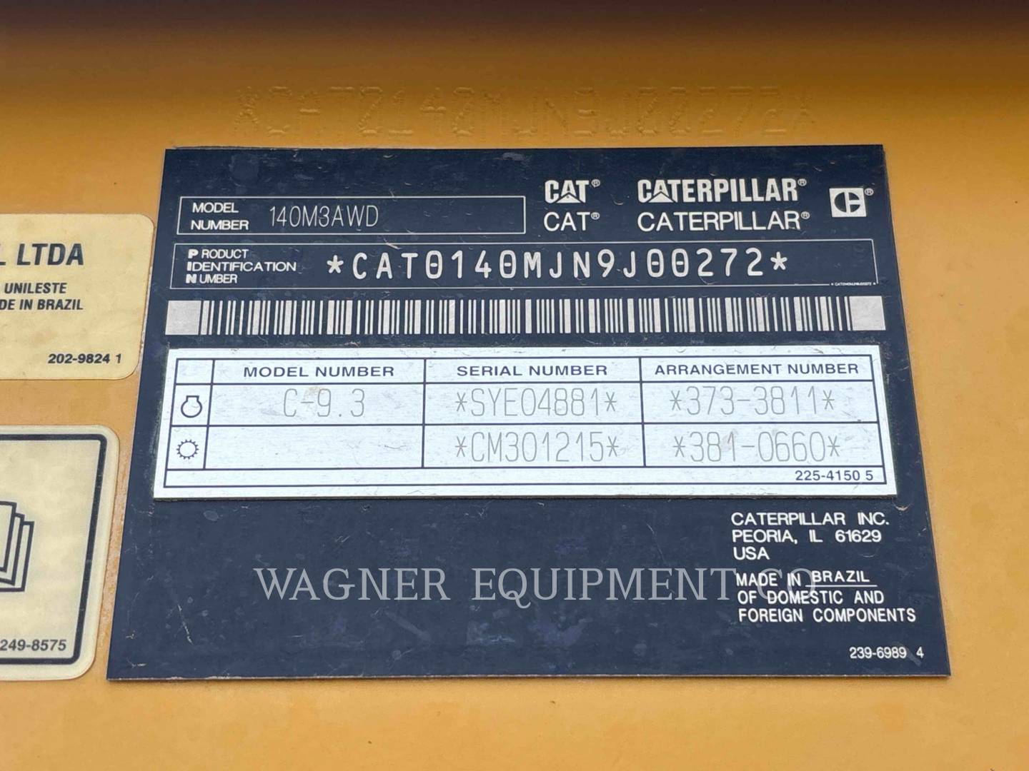 Caterpillar 140M3 AWD, Motor Grader, 9406 hours, S/N: N9J00272, 2015 - Image 6