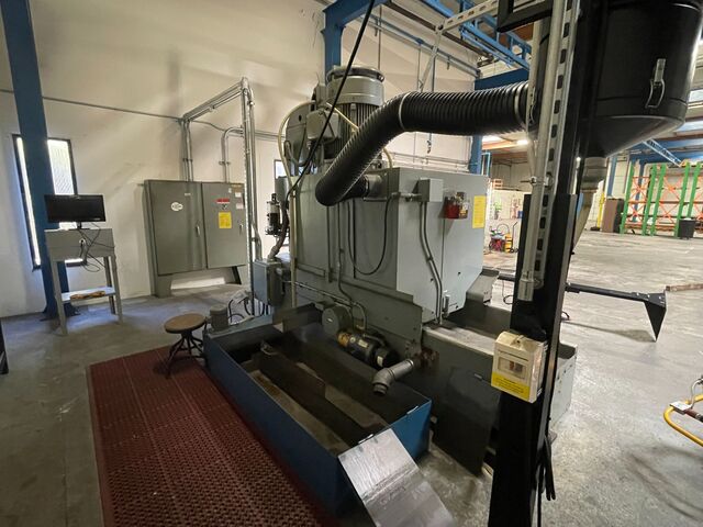 Blanchard #22HD-42 vertical rotary surface grinder, 42" chuck, 48" swing, 21" under wheel, 1973 - Image 5