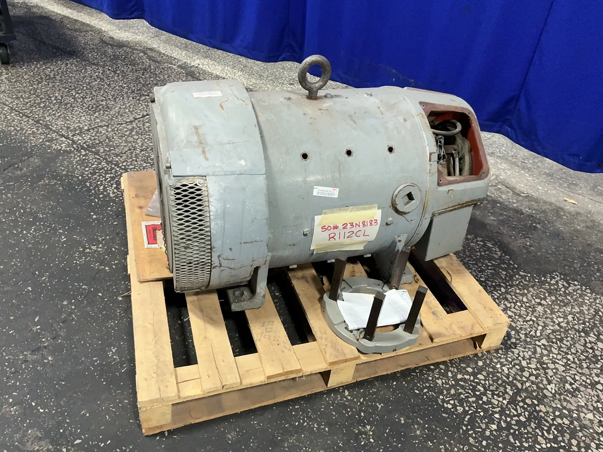 75 HP 1750 RPM Westinghouse #23N8183, Frame 448-A, DC motor, 261 A, 240 Volts - Image 2