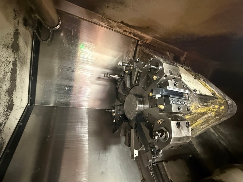 Daewoo Doosan #PUMA-6S, CNC lathe, Fanuc O-T, 17.3" swing, 9.1" max turning diameter, 5C spindle nose, 5000 - Image 4