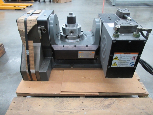 Haas #TR-160Y, CNC 2-axis programmable trunnion table, Sigma 5 brushless drives, 6" platen, 160mm platter - Image 4