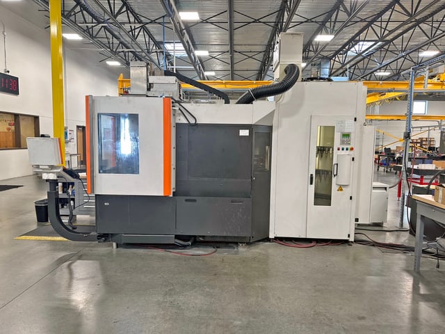 Mikron #HPM-450U, 5-Axis CNC vertical machining center, Heidenhain iTNC 530, 23.6" X, 17.7" Y, 17.7" Z, 20000 - Image 4
