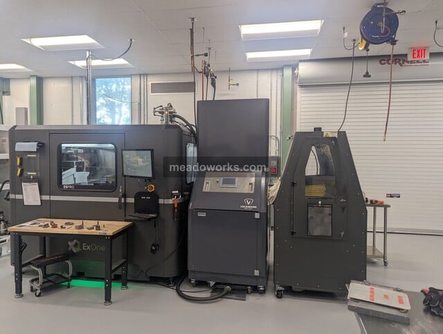 ExOne #X1-25PRO, Binder Jet 3D Printer, 15-3/4" x 9-13/16" x 9-13/16" build volume, depowdering station, cure - Image 1