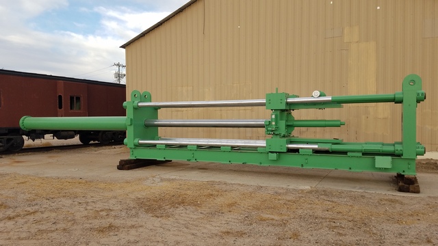 250 Ton, Advance, 4-post horizontal, 175" stroke, 245" DLO, 36" x40" bed area, 150 HP hydraulic, '90' s - Image 1