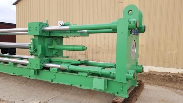 250 Ton, Advance, 4-post horizontal, 175" stroke, 245" DLO, 36" x40" bed area, 150 HP hydraulic, '90' s - Image 2