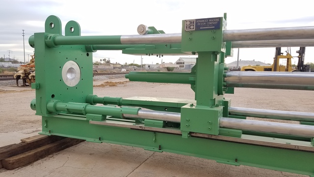 250 Ton, Advance, 4-post horizontal, 175" stroke, 245" DLO, 36" x40" bed area, 150 HP hydraulic, '90' s - Image 3