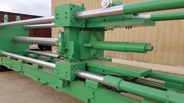 250 Ton, Advance, 4-post horizontal, 175" stroke, 245" DLO, 36" x40" bed area, 150 HP hydraulic, '90' s - Image 5