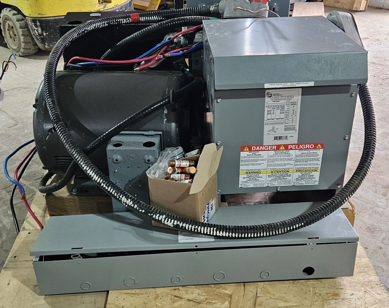 50 HP American Rotary, Heavy Duty Rotary Phase Converter System, 600 Volts transformer, accessory & - Image 6