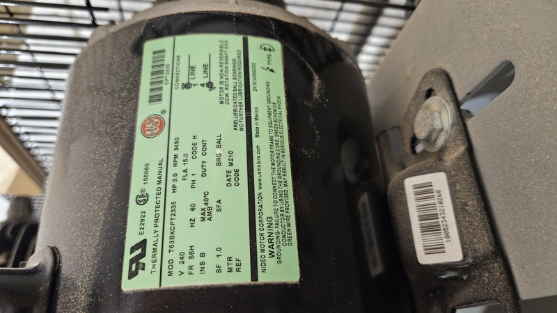 11.2 cfm, 150 psi, King #KC-6160V3, Reciprocating Air Compressor, 60 gallon vertical tank, cast iron - Image 3