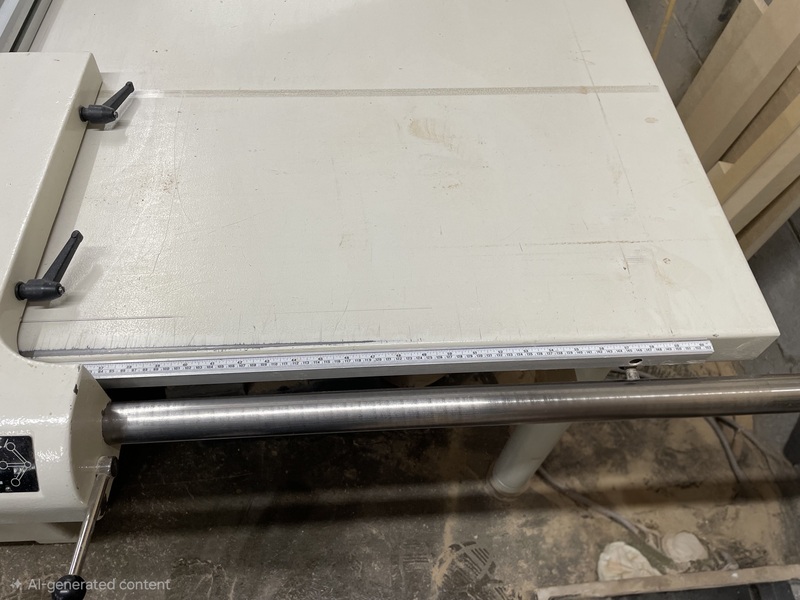 SCM #SI300S, Sliding Table Saw, 63" squaring stroke, 12" blade, 60" rip capacity, 3.9" max. blade projection - Image 5