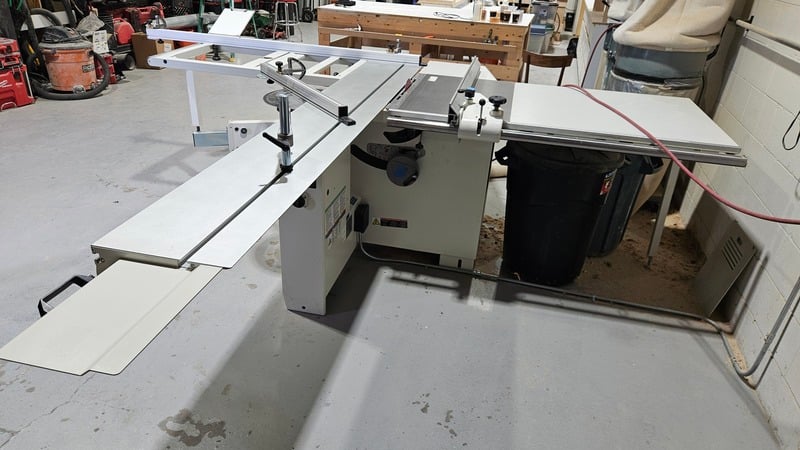 SCM #SC4E, Sliding Table Saw, 8.5' sliding table, 12" blade, 50" rip capacity, 3.94" @ 90&deg; blade projection - Image 5