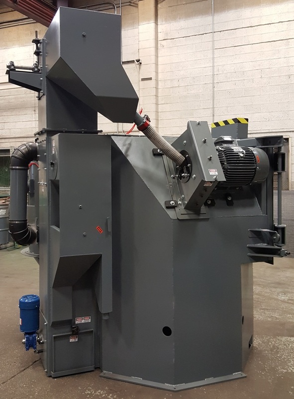 48" Dura-Blast abrasive wheel table blast, Modern electric & safeties, heaviest standard construction, new - Image 2