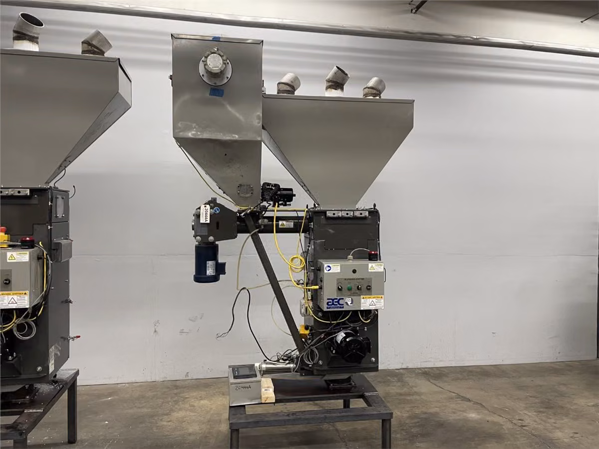 AEC #BD-2500-4R, 3 component gravimetric blender, 2,500 PPH - Image 2