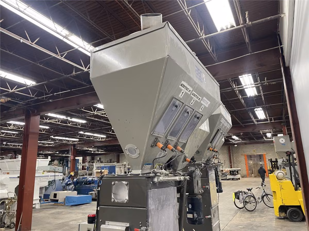 AEC #BD-2500-4R, 3 component gravimetric blender, 2,500 PPH - Image 10