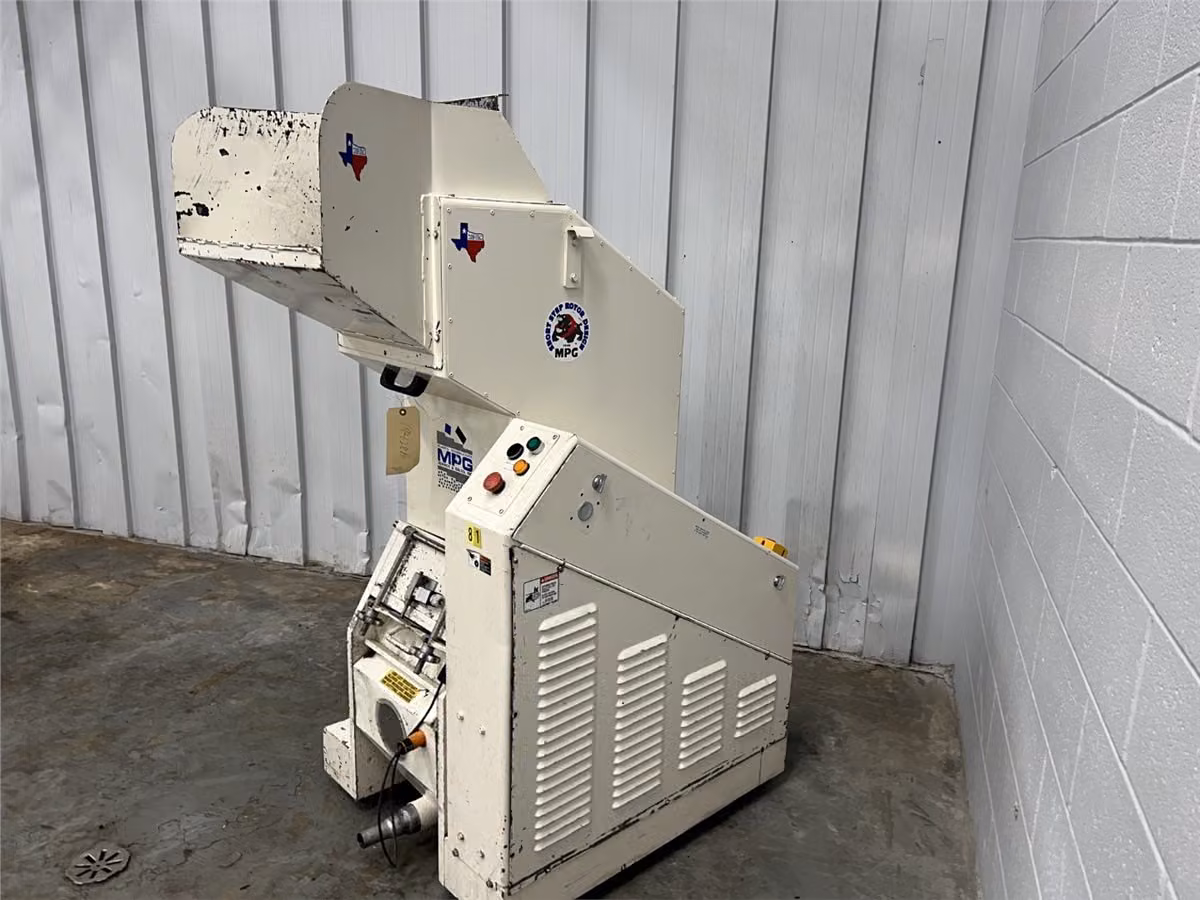 11" x 14" MPG #M1114N, granulator, 10 HP, staggered knife rotor, bolt-on blades (2 available) - Image 7