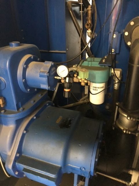 Quincy #QSF-150, rotary screw air compressor, 150 HP, 460 V., 3 Ph., sound enclosure, 20,742 hours - Image 4