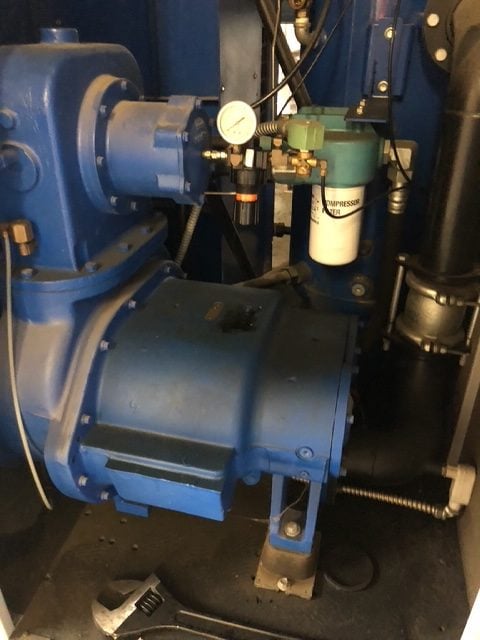Quincy #QSF-150, rotary screw air compressor, 150 HP, 460 V., 3 Ph., sound enclosure, 20,742 hours - Image 5