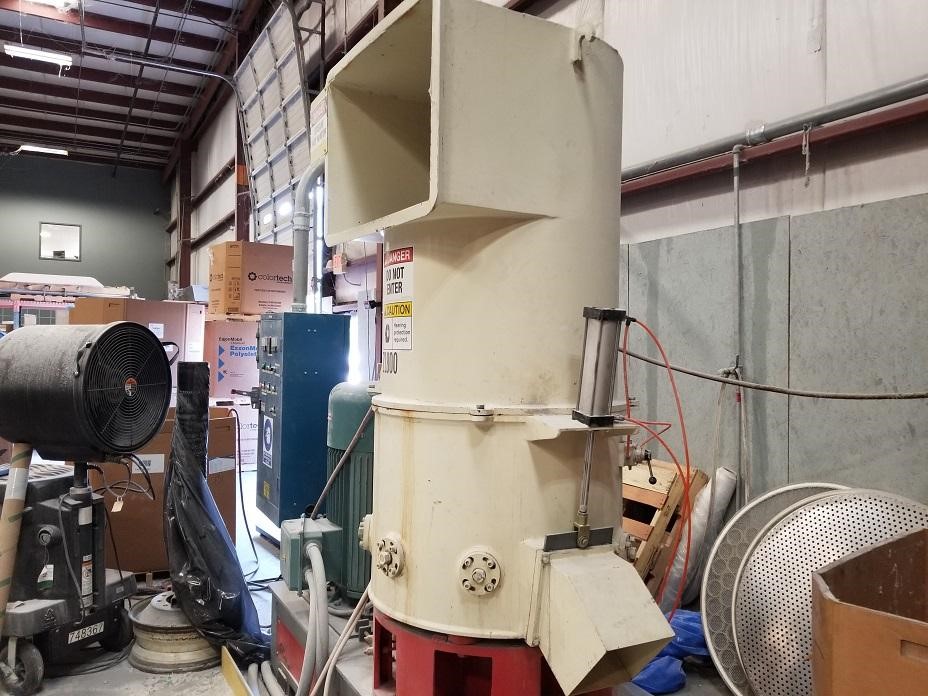 High Speed Densifier #ZL-800, 132 KW, 850 RPM, 2 sets rotating blades, 8 stationary blades, 1800 lb/hr, new - Image 2