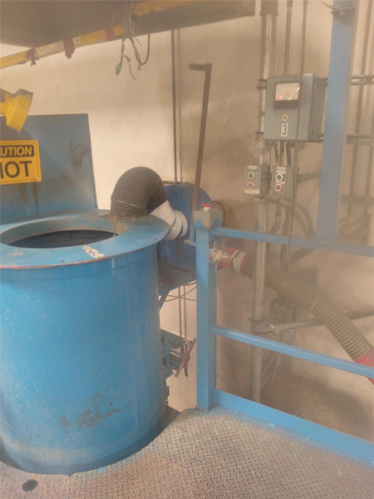 Film Densifier, 200 HP, 37.5" diameter cutting chamber, pneumatic discharge, exhaust blower - Image 4