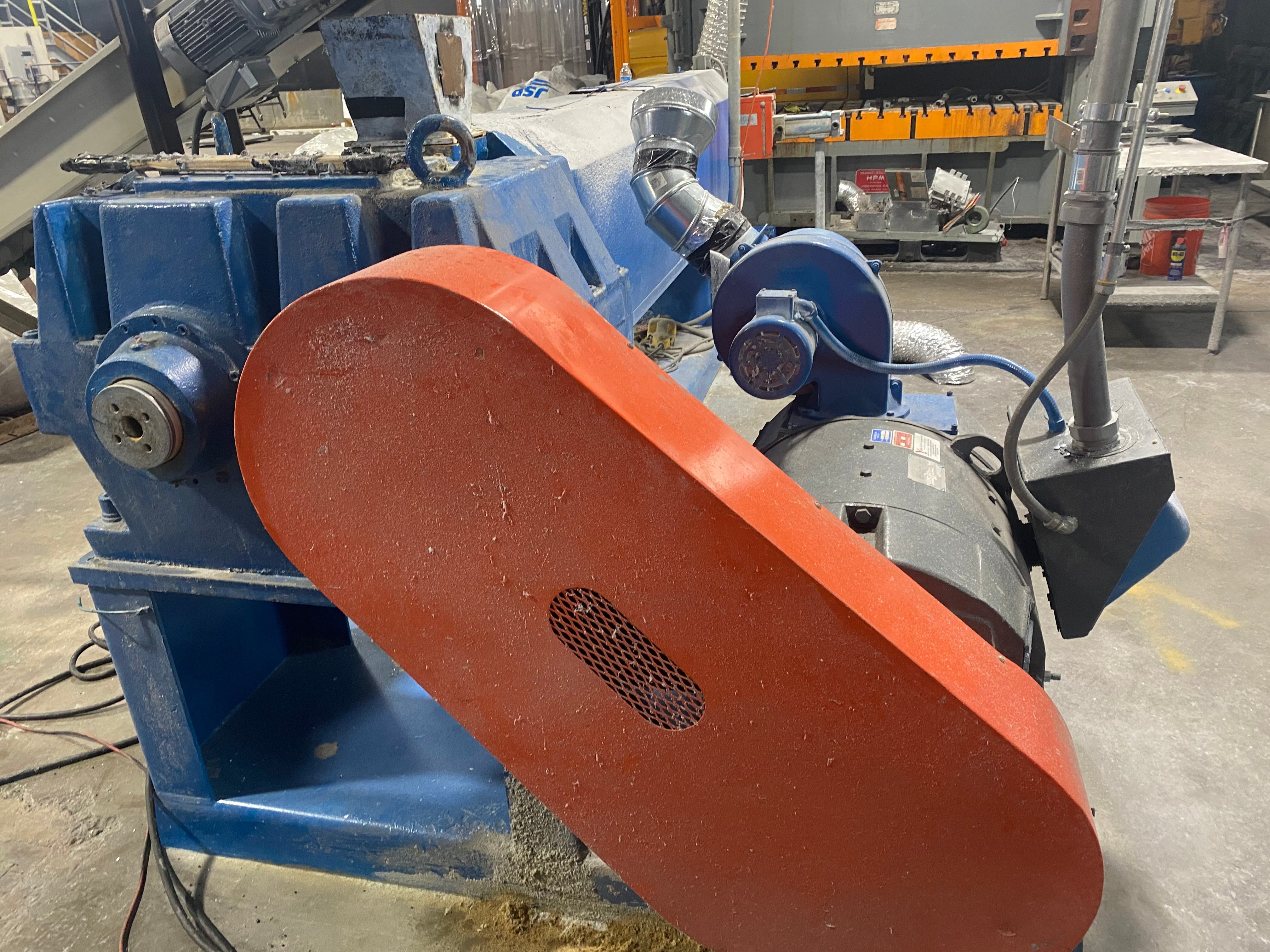 4.5" Sterling, single screw extruder, 30:1 L/D, vented, 200 HP, VFD drive, 13.95:1 gear ratio, 125 max RPM - Image 6