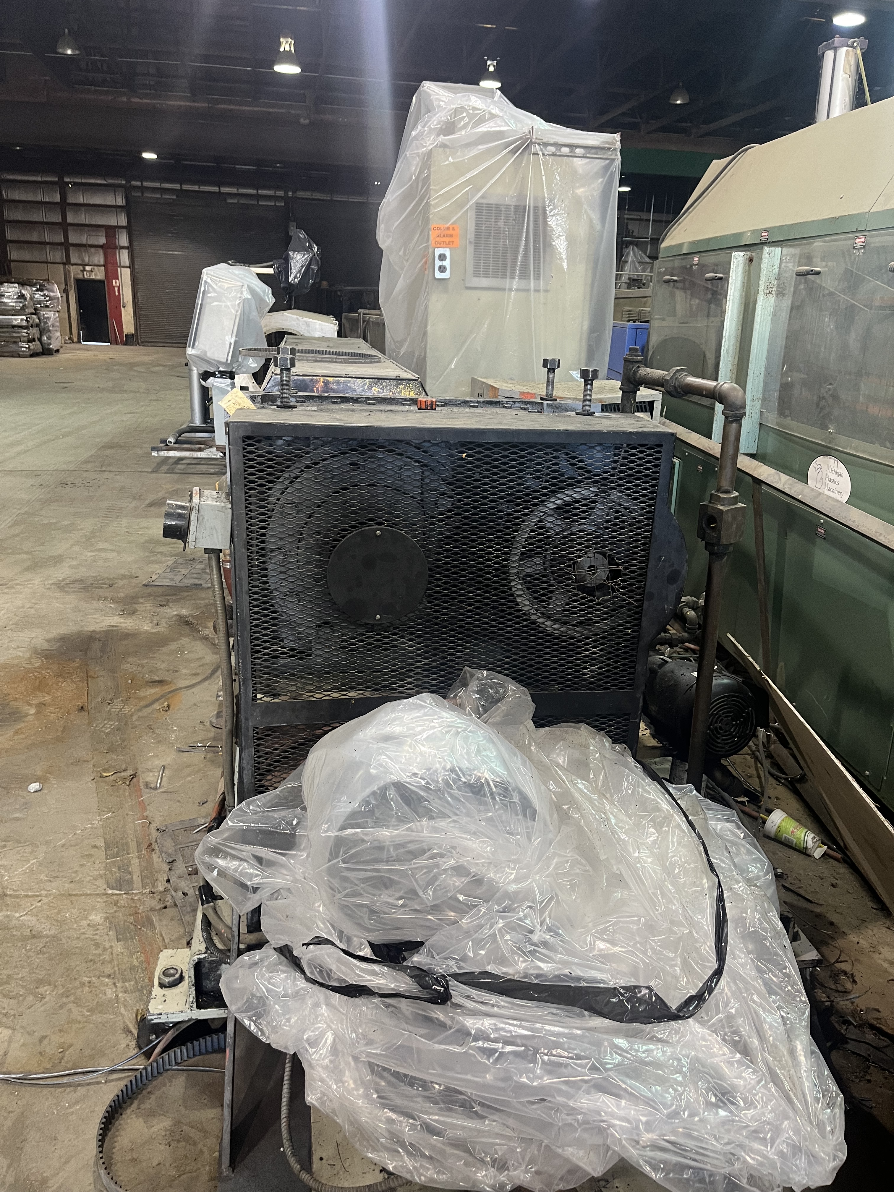 4" Berlyn, extruder, 30:1 L/D, air cooled, 150 HP DC, 450 lb/hr - Image 2