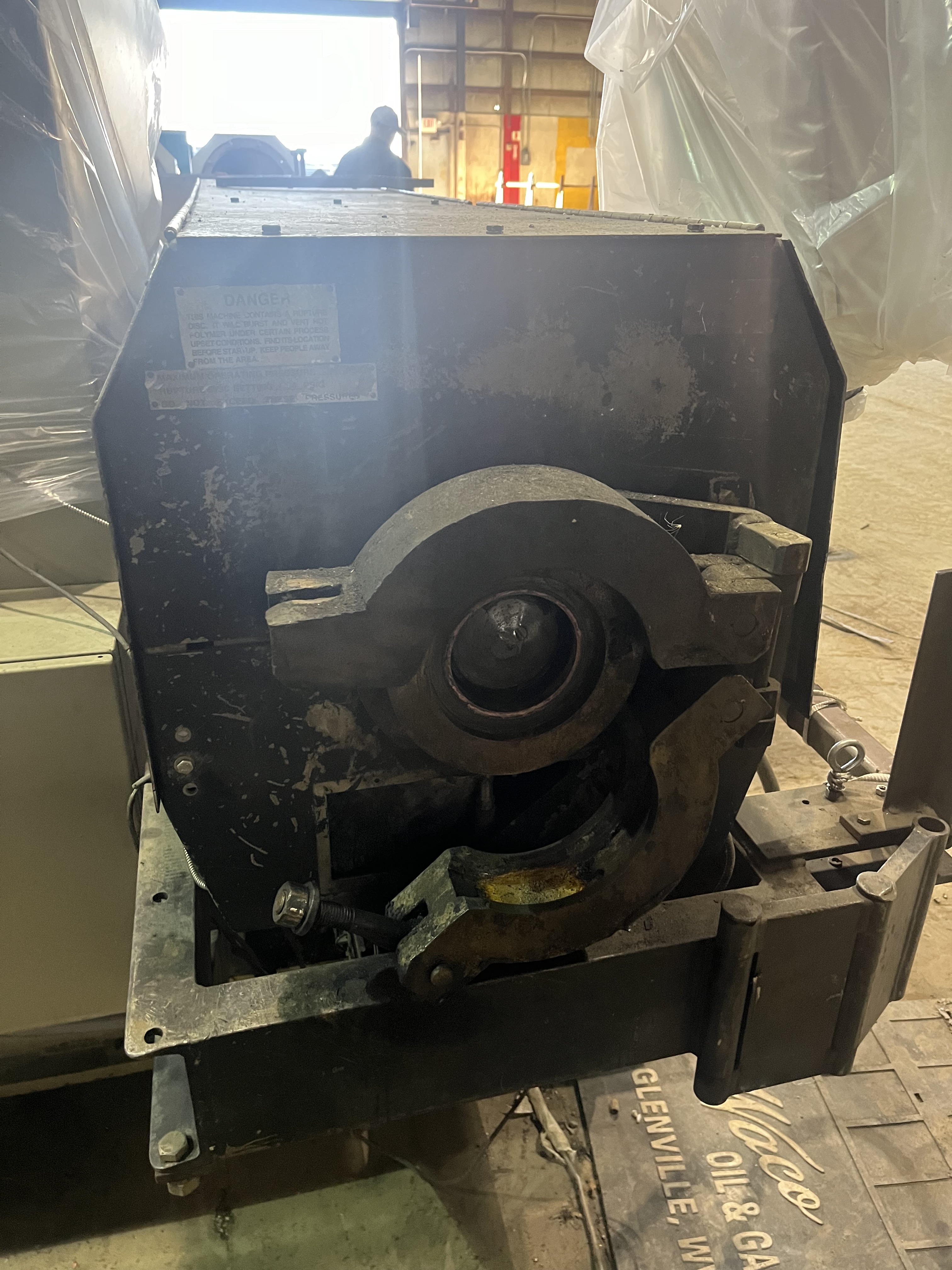 4" Berlyn, extruder, 30:1 L/D, air cooled, 150 HP DC, 450 lb/hr - Image 5