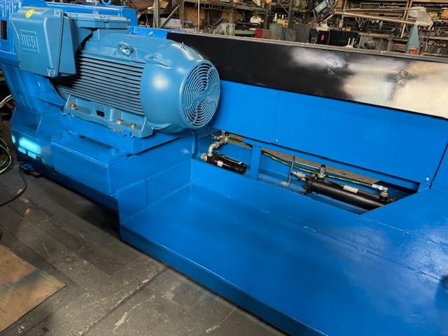 6" Davis Standard #600S, Thermatic extruder, 30:1 L/D, water cooled, non-vented, new 300 HP WEG AC motor & - Image 5