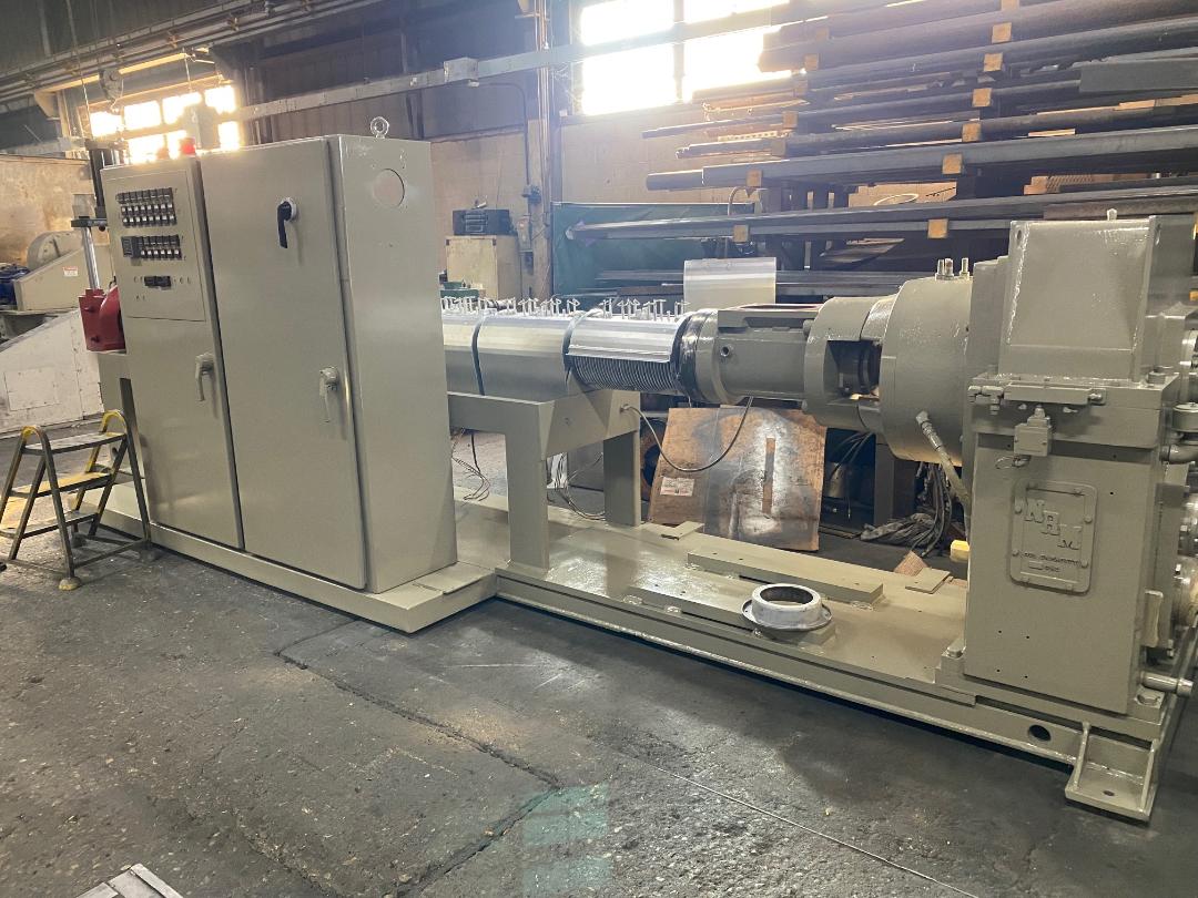 6" NRM, extruder, 30:1 L/D, vented, air cooled, 8 zone barrel, 400 HP US Motors AC, WEG CFW11 drive, 14 zone - Image 4