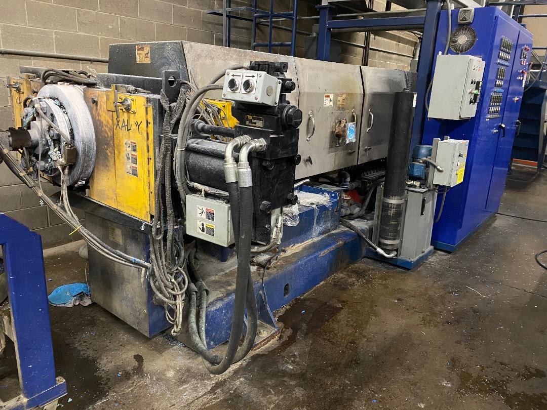 10"/6" AET, dual diameter film reclaim extruder, 32:1 L/D, vented, 400 HP AC, Yaskawa drive, Koellmann gear - Image 2